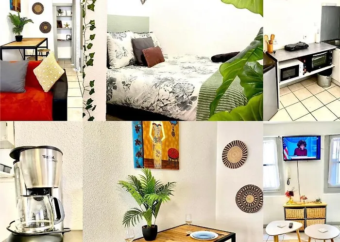 Apartamento 3 Studios, Centre De La Bastide St Louis Carcasona